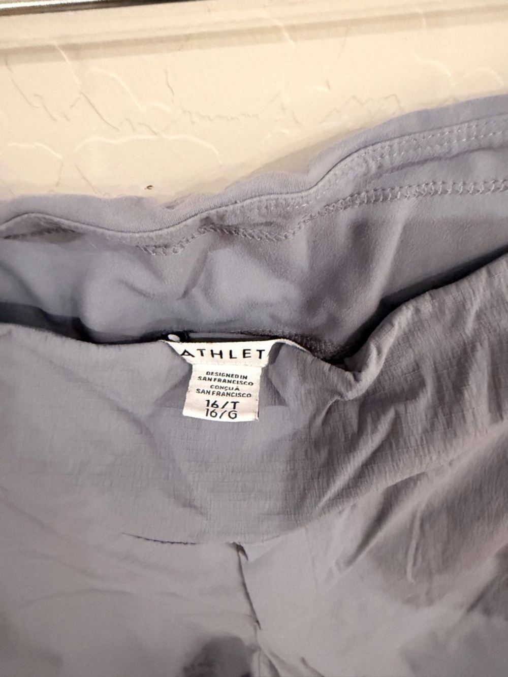 Athleta Womens Light Gray Performance Joggers 16 tall like new - Picture 3 of 5
